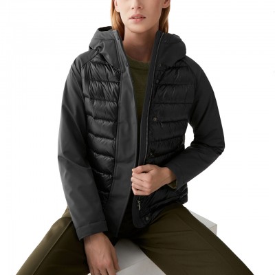 Quilted Down Jacket With...