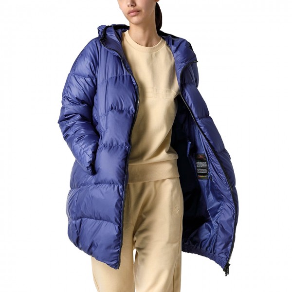 Halley Long Down Jacket MQE Copying Blue