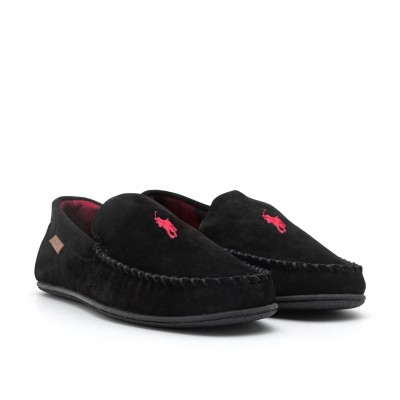 Collins Black / Red slippers