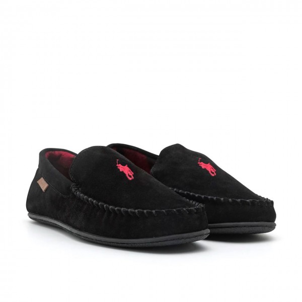 Collins Black / Red slippers