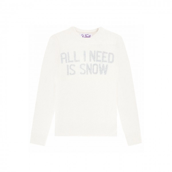 Need Snow Embroidered Sweater