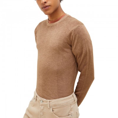 Camel Pure Wool Sweater