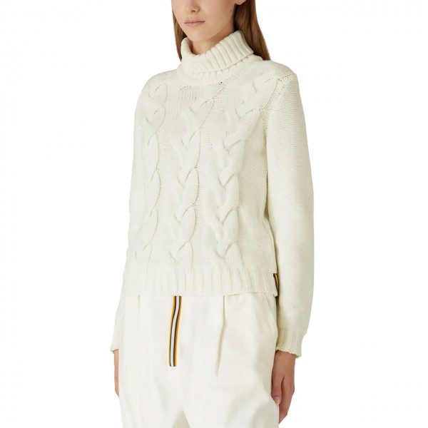 Clairie Braid White sweater