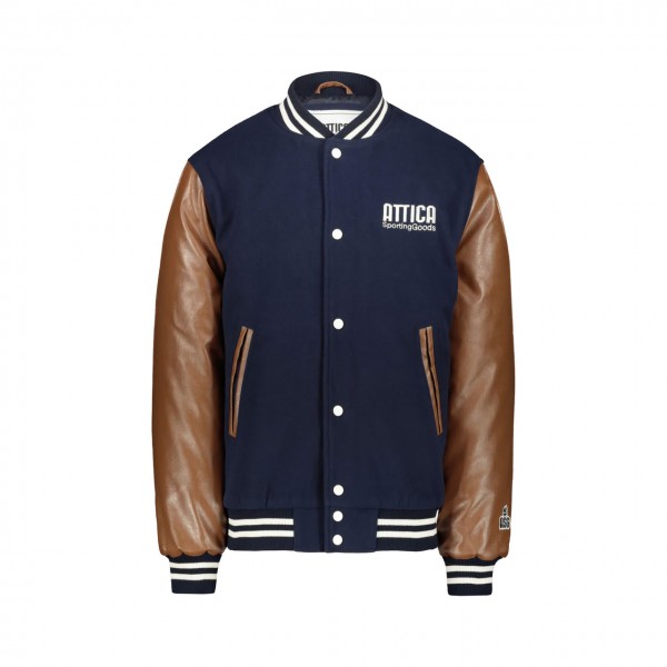 Giacca Varsity Classic Navy Brown