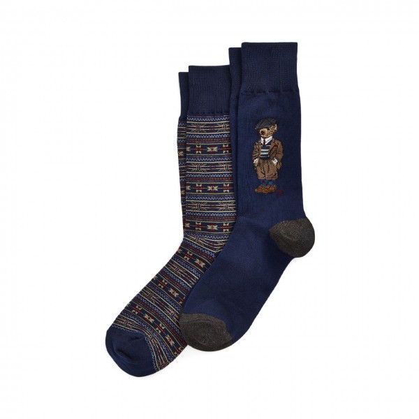 Bear Fairsle Bipack socks
