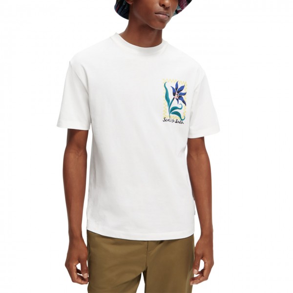 Relaxed-Fit T-Shirt With Floral Motif