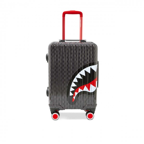 Money Check Grey Hard Shell Carry-On Luggage