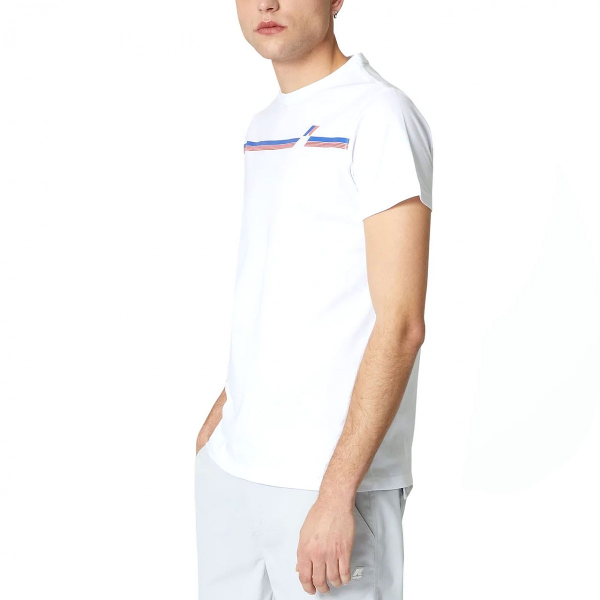 Odom Logo Stripes White T-Shirt