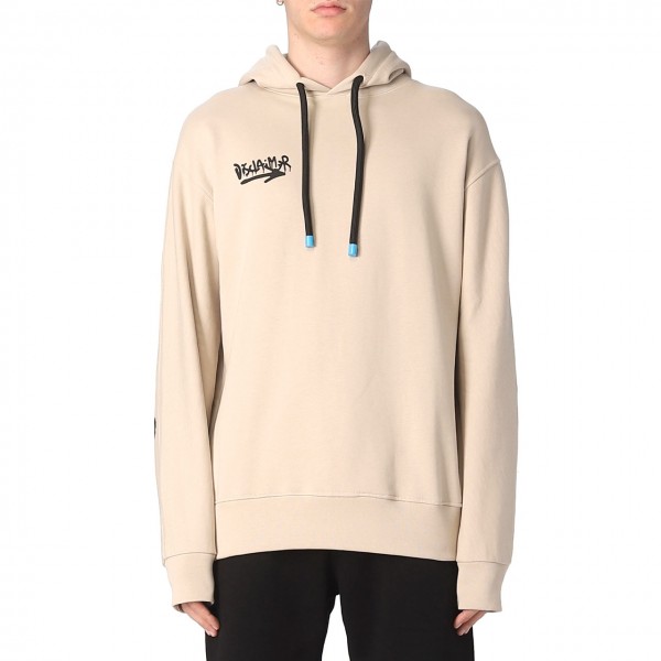 Sweatshirt With Hood And Back Graphic