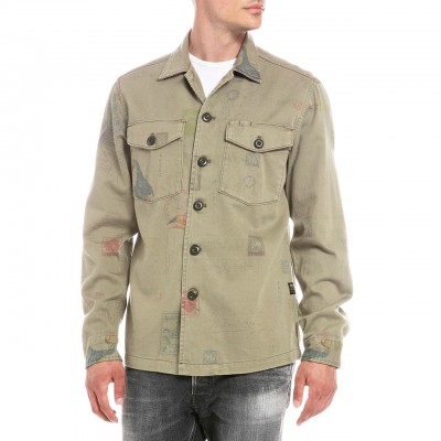 Military Shirt With...
