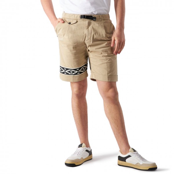 Shorts With Ethnic Embroidery