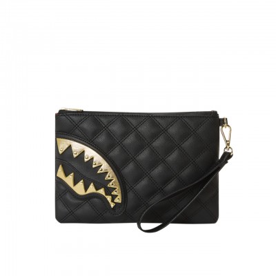 Black Mamba Quilted Pouch