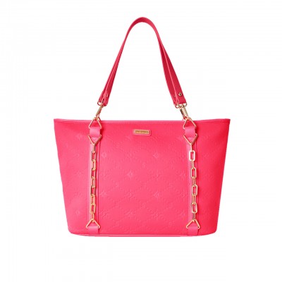 Pink Puffy Bag Tote Bag