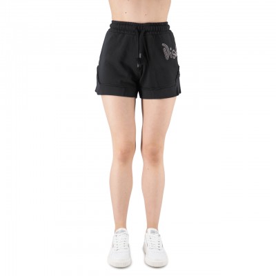 Fleece Shorts With Side Logo