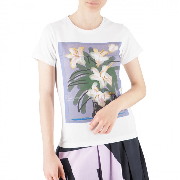 T-Shirt Lillies Graphic Slim Fit