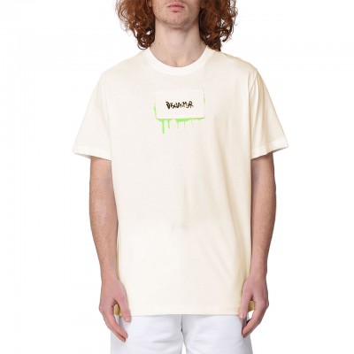 Jersey T-Shirt With Fluo Logo