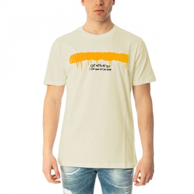 T-Shirt Con Logo Fluo