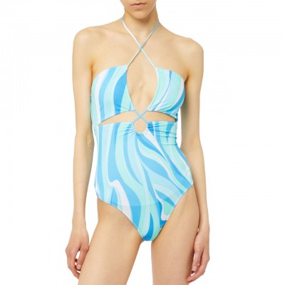One Piece Swimsuit With...