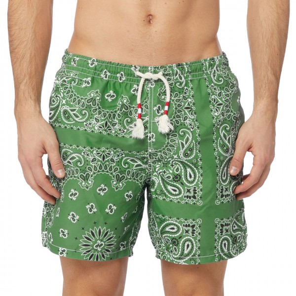 Swim Short With Cord Coulisse Bandanna Round 5201