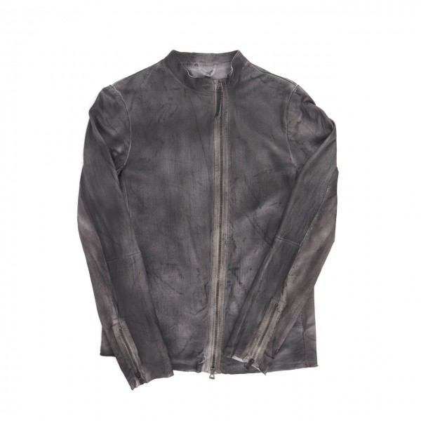 Gray Shades Nappa Leather Jacket