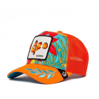 Orange Clown Baseball Hat