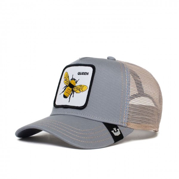 Gray Queen Bee Baseball Cap