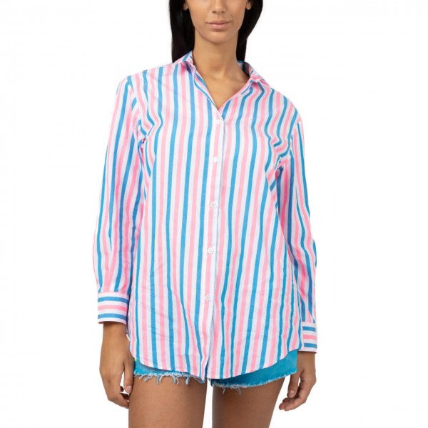 Dreaming St Barth Striped Brigitte Shirt