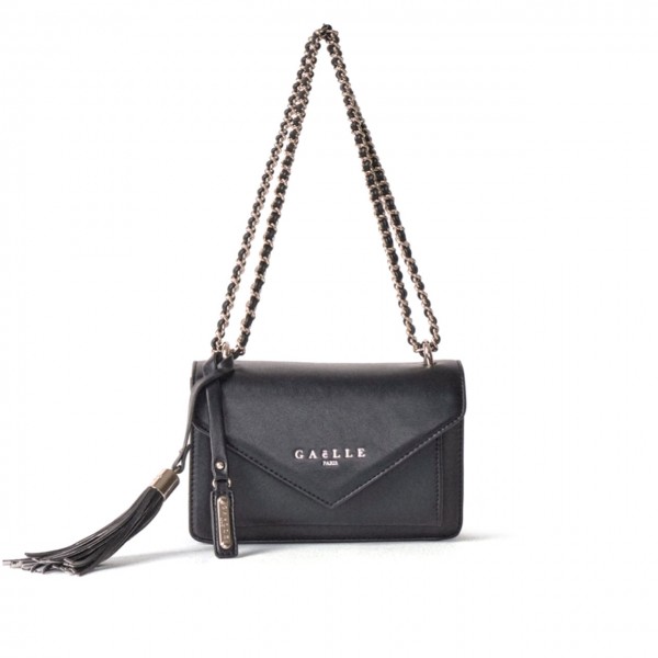 Mini Shoulder Strap In Faux Leather With Tassel