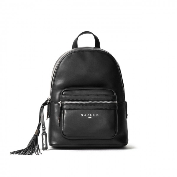 Regular Backpack In Faux Leather With Logo