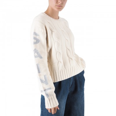 Malmo braided sweater with...
