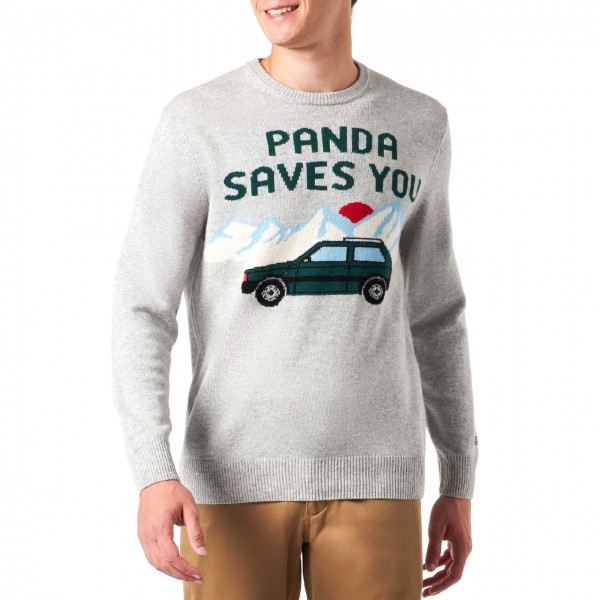 Heron Sweater With Panda Save Print
