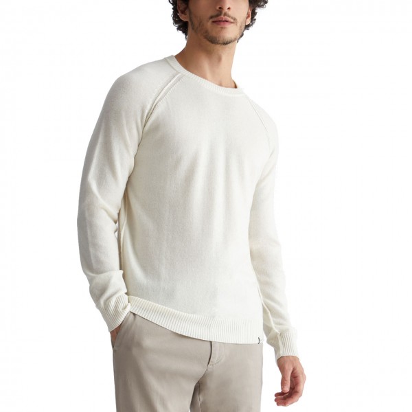 Slim Fit Woolmere White Sweater