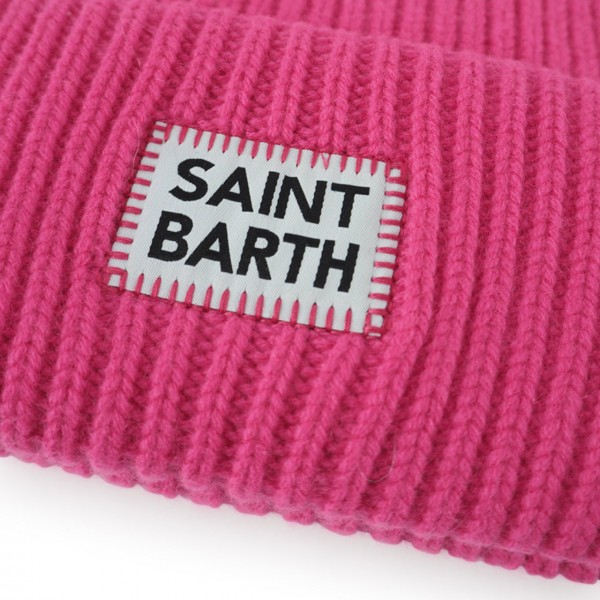 Pink hat with St Barth patch | Sonnenhüte