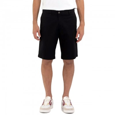 Black Gabardine Shorts