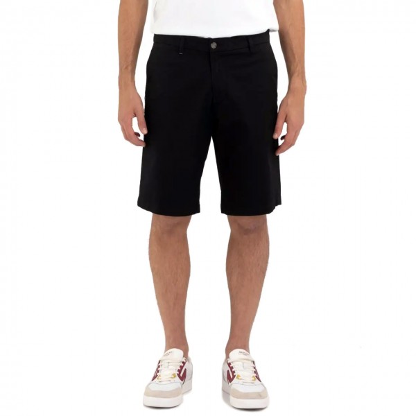 Black Gabardine Shorts