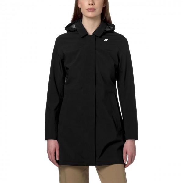 Trench Mathy Bonded Jersey Black Pure