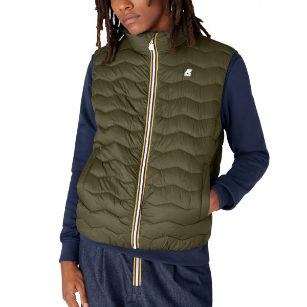 Gilet Valen Quilted Warm Green Blackish