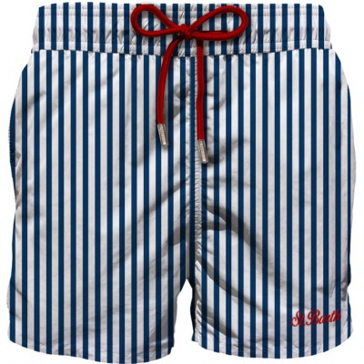 Blue Striped Gustavia Costume