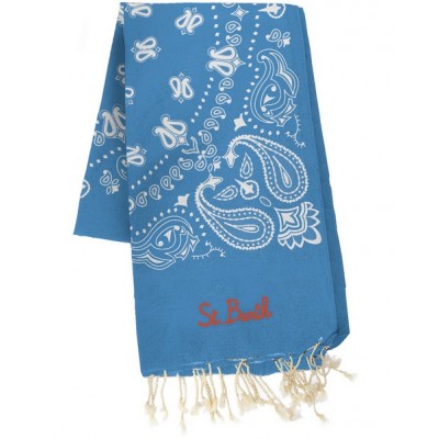Bandana Light Blue Beach Towel