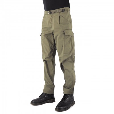 Military Green Chino Trousers