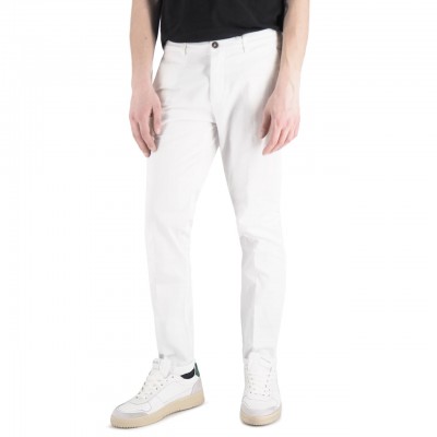 Lenny White Chino Trousers
