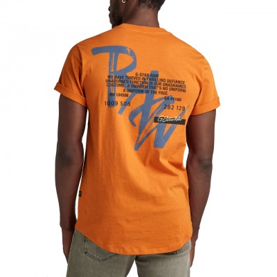Back Gr Lash Orange T-Shirt