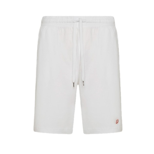 Pantaloncino Sun68 Beach Logo Bianco
