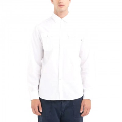 White Denim Shirt