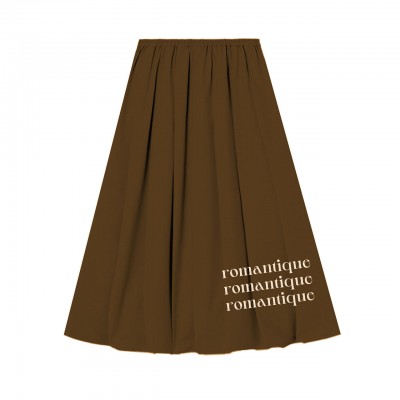 Skirt With Romantic Embroidery