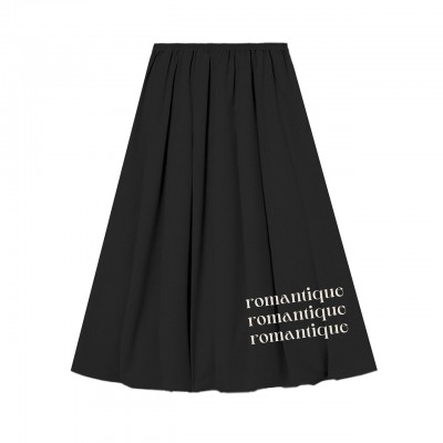 Skirt With Romantic Embroidery