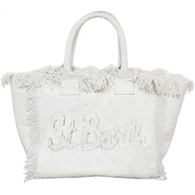 Creamy White Vanity Patch Bag