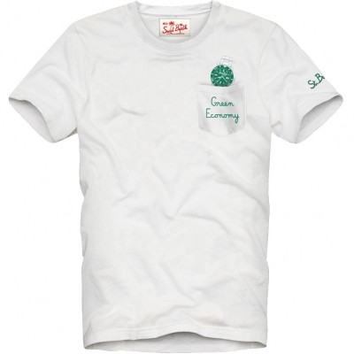 Cotton T-Shirt With Front...