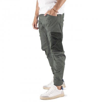 Courma Green Cargo Trousers
