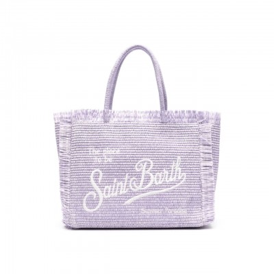 Lilac Vanity Straw bag